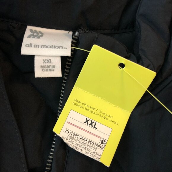 All In Motion Womens Lightweight Black Quilted Jacket Size L - Picture 5 of 7